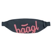 Baagl Ledvinka Snap Logo růžová