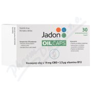 Jadon Oil Caps konopný olej 15mg CBD + Vitamin B12 30 kapsli