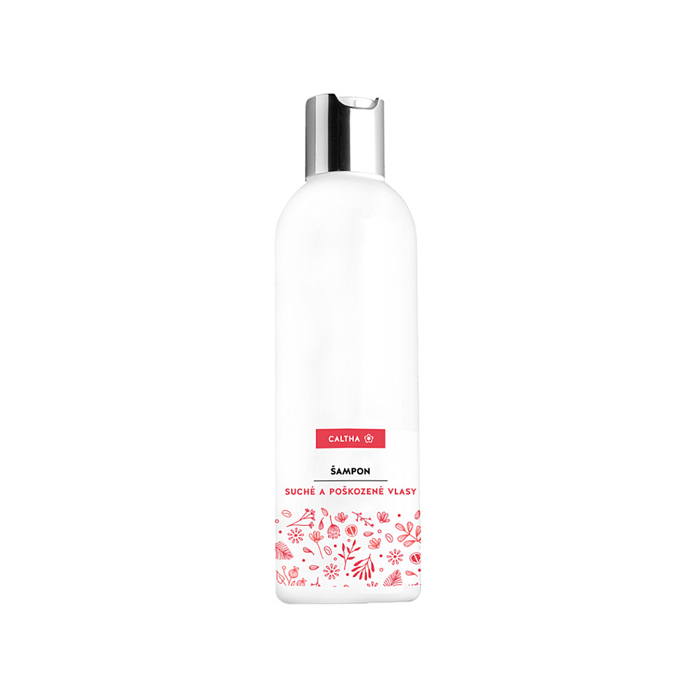 CALTHA Šampon suché a poškozené vlasy Bezový květ a šípek 250 ml