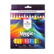 KOH-I-NOOR MAGIC 3408/12+1 - trojhranné pastelky TR 11 - 12+1 ks