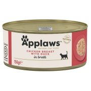 APPLAWS Kuřecí prsa a kachna konzerva pro kočky 156 g