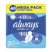 ALWAYS Ultra Day Hygienické vložky Super Extra 40 kusů