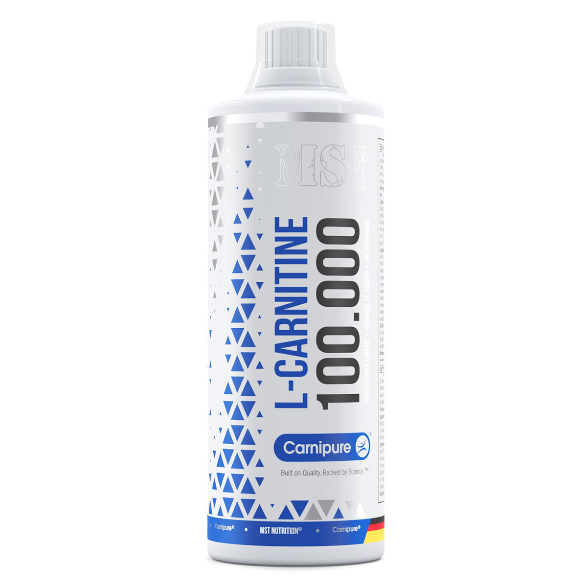 MST Nutrition L-Carnitine 100000 Carnipure® 1000 ml pomeranč