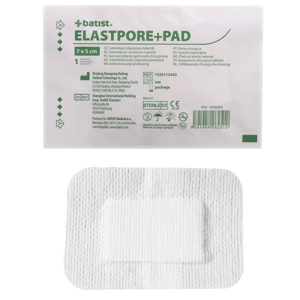 ELASTPORE+PAD náplast samolep.sterilní 5x7cm 1ks