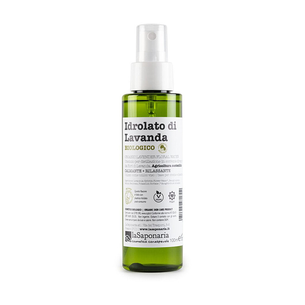 LA SAPONARIA Levandulová květová voda BIO 100 ml
