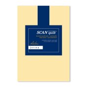 SCANquilt napínací prostěradlo JERSEY ELASTIC LYCRA banánová 90 x 200 cm (výška matrace do 30 cm)