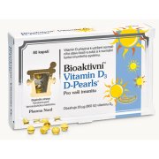 Bioaktivní Vitamin D3 D-Pearls 20mcg 80 kapslí