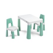 Toyz Sada dětského nábytku TOYZ MONTI 1+2, mátová/bílá