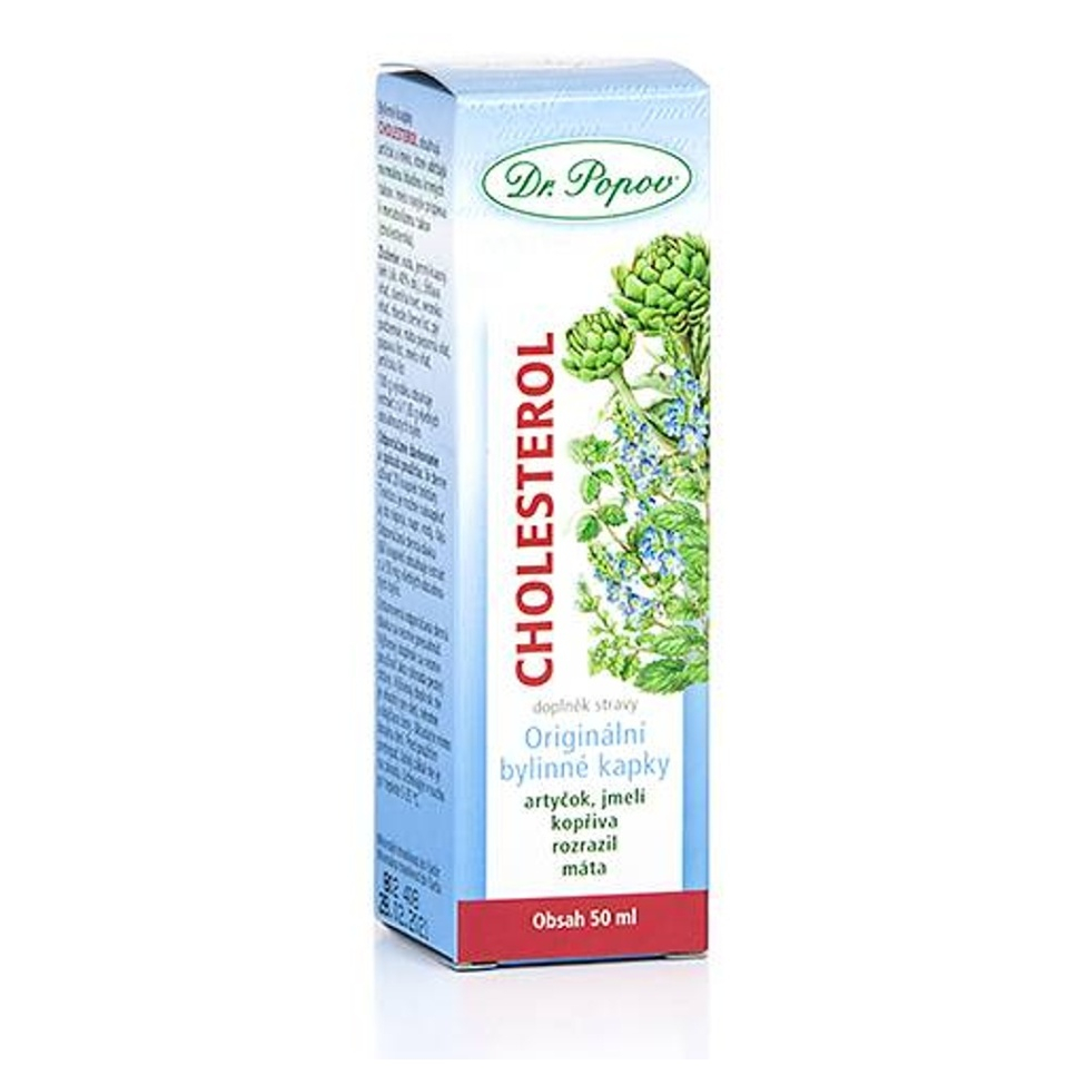 DR.POPOV Kapky bylinné cholesterol 50 ml