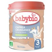 BABYBIO Caprea 3 Pokračovací plnotučné kozí kojenecké mléko od 10 měsíce do 3 let BIO 800 g