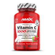 AMIX Vitamin C 1000 mg s extraktem z šípků 100 kapslí