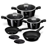 Berlingerhaus Sada nádobí s titanovým povrchem 10 ks Black Vantage Collection