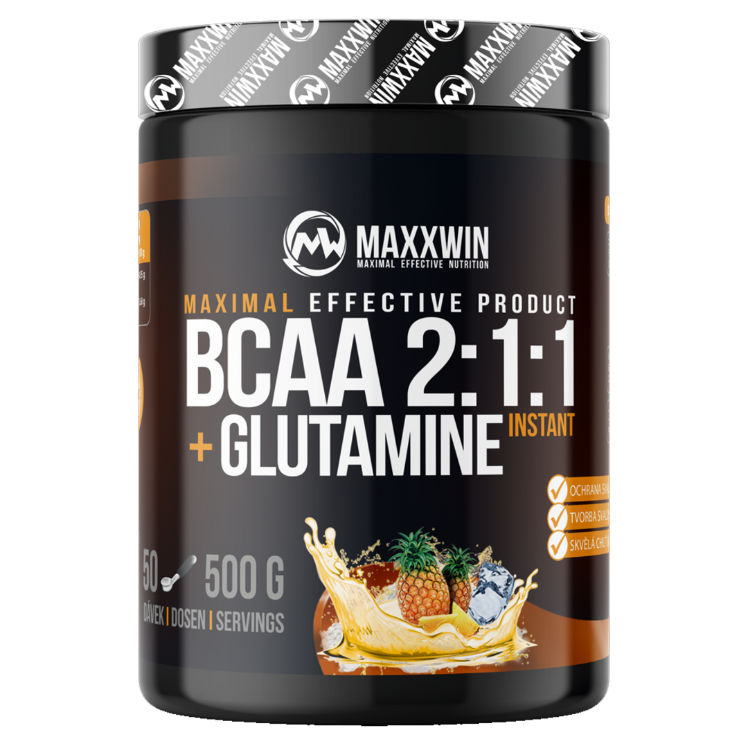 MAXXWIN BCAA + Glutamine 500g - ananas