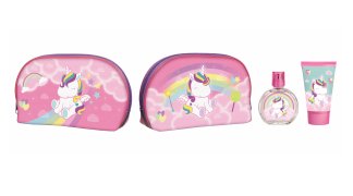 Air-Val Eau My Unicorn Dárkový set taška, toaletní voda a sprchový gel 3 ks