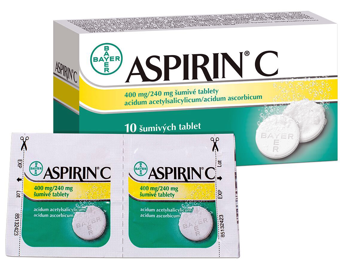 ASPIRIN C šumivé tablety 10 kusů