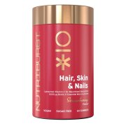 Nutriburst Premium Hair, Skin, Nails gummies s biotinem, vitamíny, zinkem 60 ks jahoda
