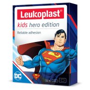 Leukoplast Kids HERO Superman náplast 2 velikosti 12ks