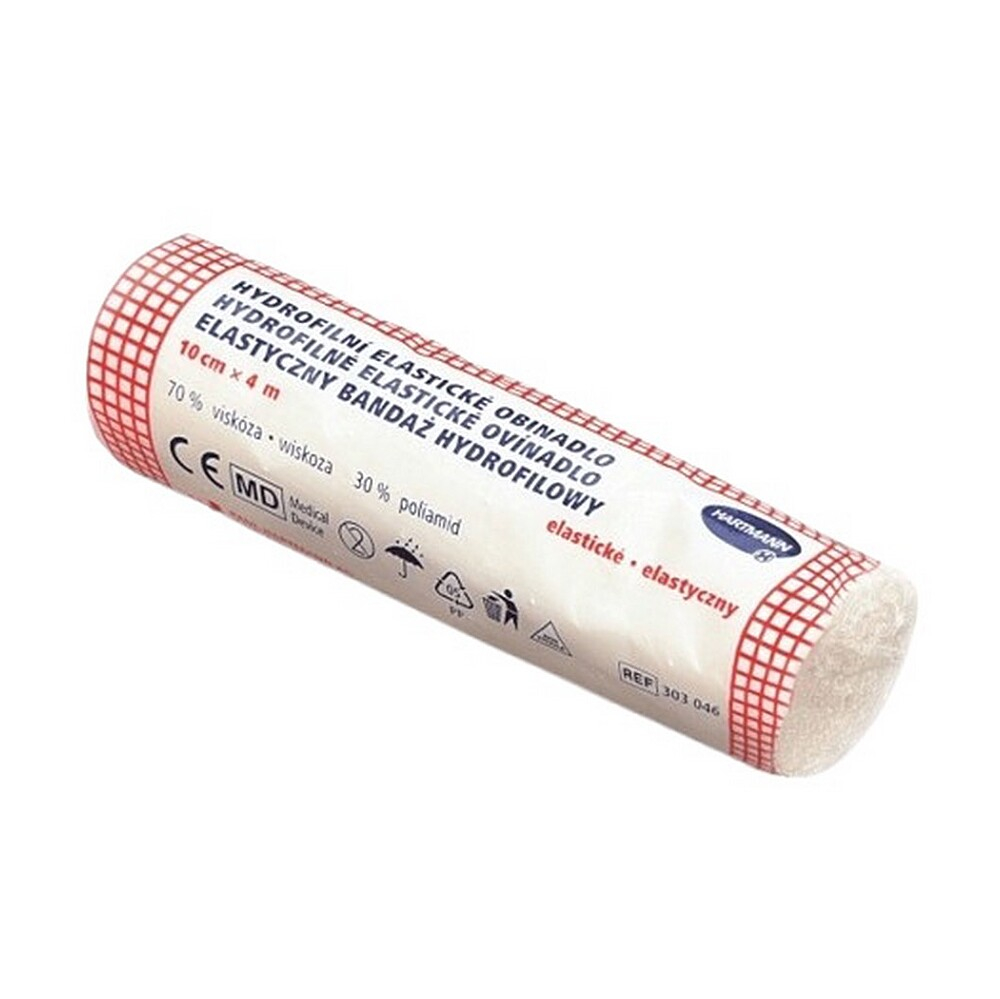 HARTMANN Hydrofilní elastické obinadlo 10cmx4m