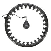HMS Masážní hula hoop se závažím HHW12  plus size černá