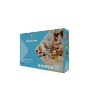 Cleverclixx Magnetická stavebnice Construction Builder Pack Intense - 48 ks