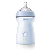 Chicco Láhev kojenecká antikolik Natural Feeling 6m+ 330 ml chlapecká