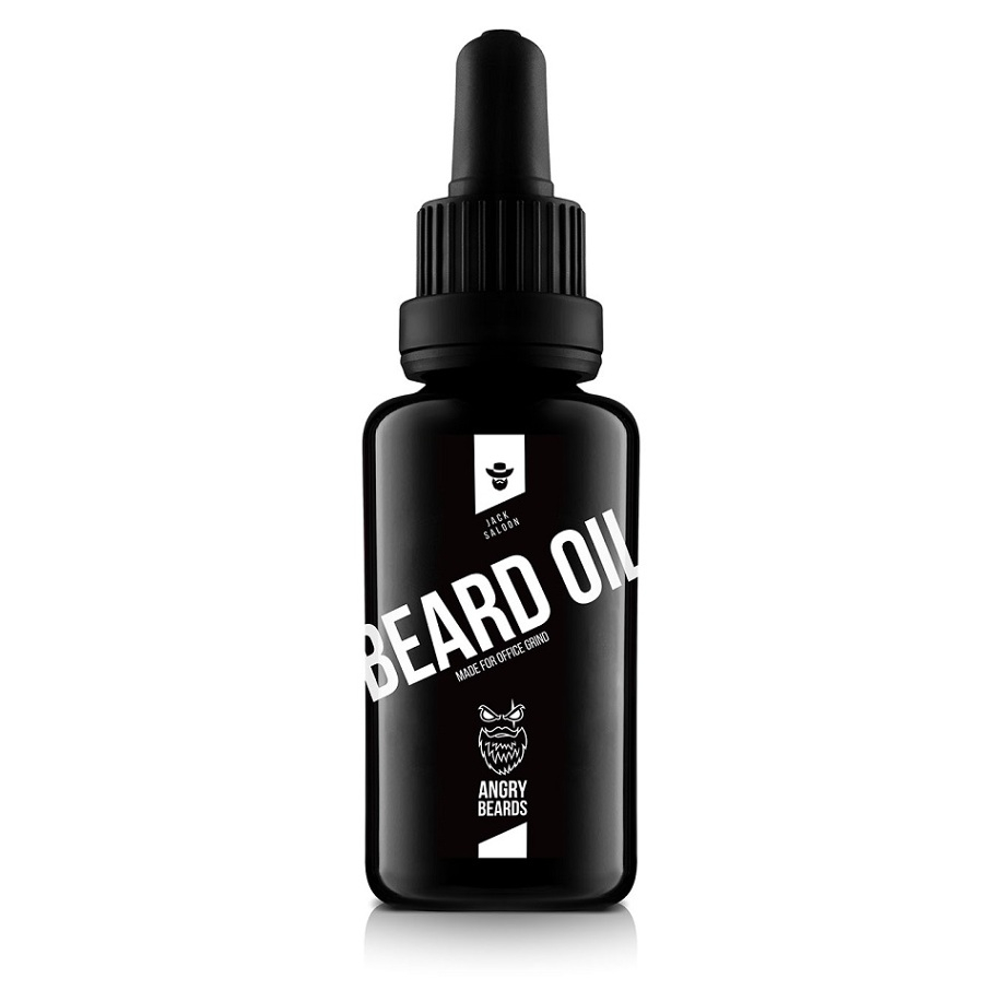 ANGRY BEARDS Olej na vousy Jack Saloon 30 ml