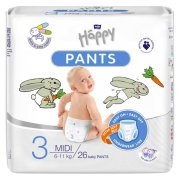 Happy Pants Midi plenkové kalhotky 26ks