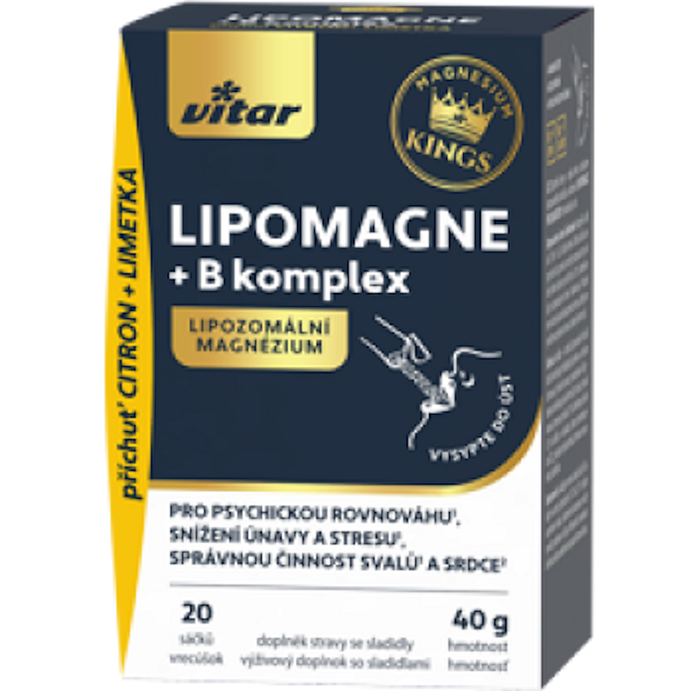 Vitar LIPOMAGNE+B komplex 20x2g