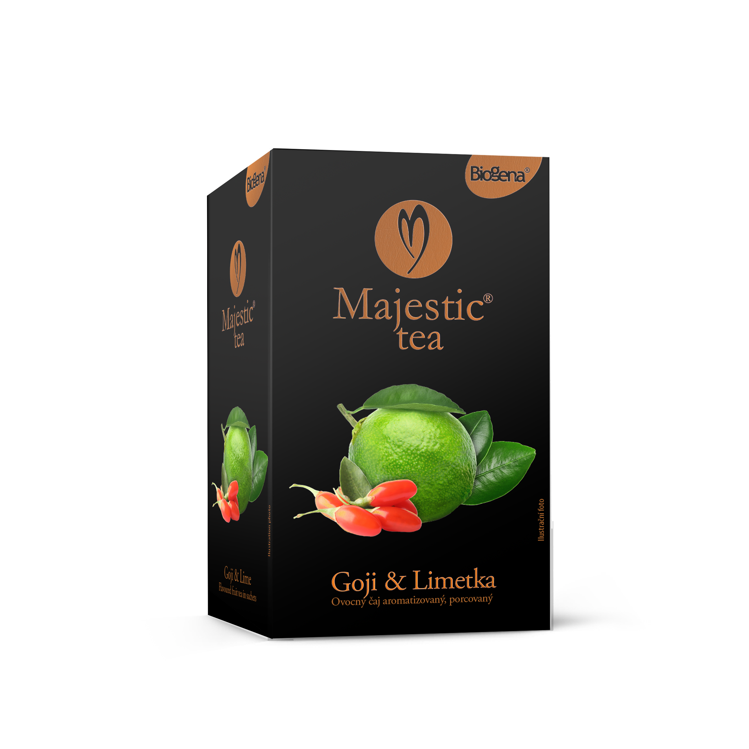 Čaj Majestic Tea Goji+Limetka 20x2.5g Biogena