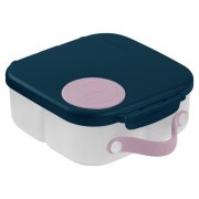 B.BOX Svačinový box střední indigo/růžový 1 l