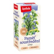 Apotheke Paměť soustředění s ginkgo čaj 20x1.5g