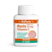 MedPharma Rutin 25mg+vitamin C tbl.67