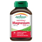 JAMIESON Hořčík 500mg s vitaminem D 500 IU 60 tablet