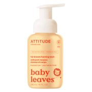 ATTITUDE Baby leaves dětská mycí pěna 2 v 1 s vůní hruškové šťávy 295 ml