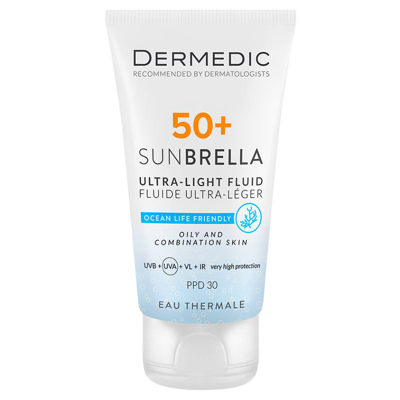 DERMEDIC Sunbrella Emulze mastná a smíšená pleť SPF50+ 40 ml