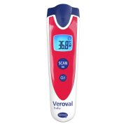 HARTMANN Veroval baby infračervený bezdotykový teploměr 3v1, červený
