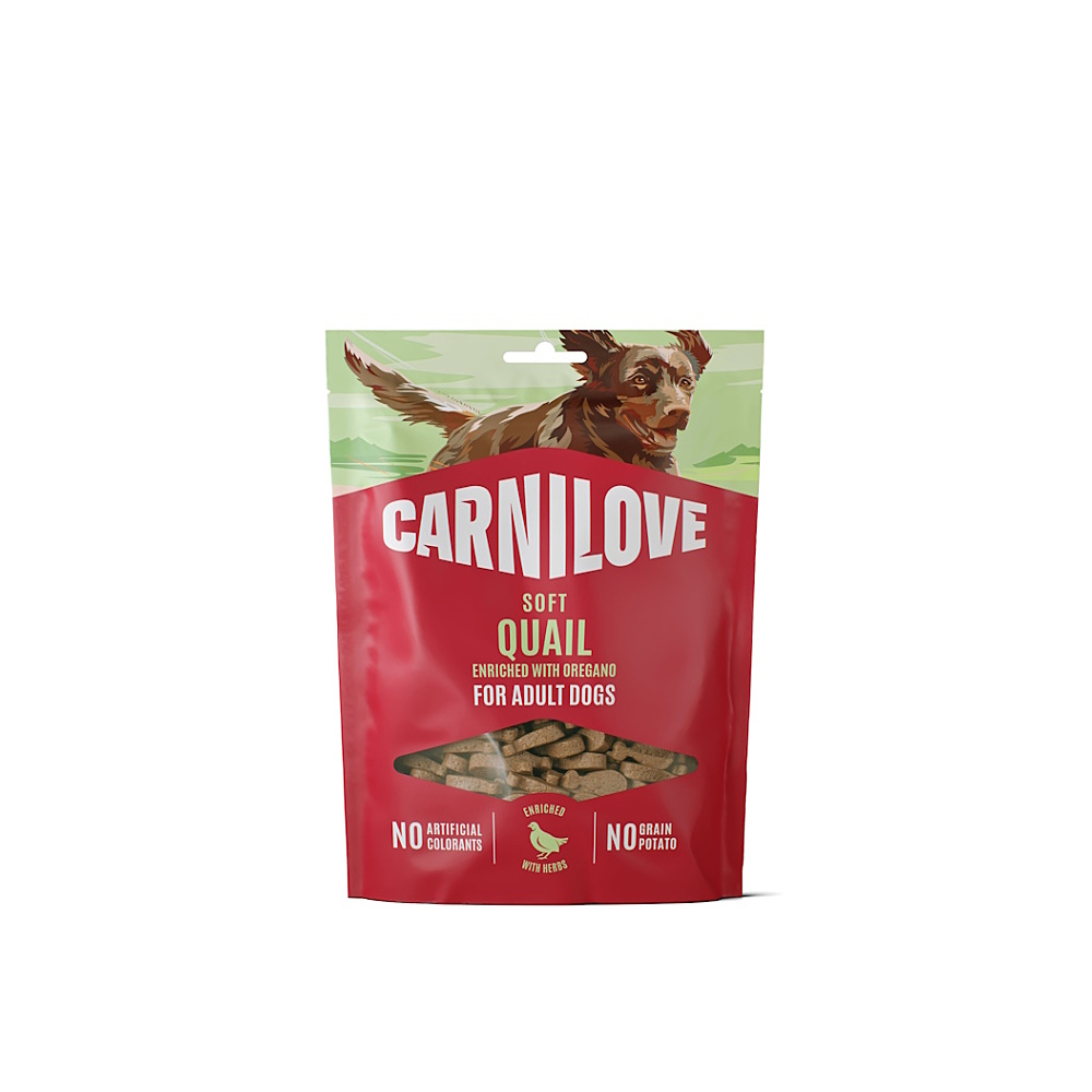 CARNILOVE Dog soft snack pamlsek pro psy perlička s oreganem 200 g