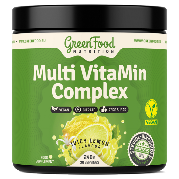 GreenFood Nutrition Multi VitaMin Complex juicy lemon 240 g