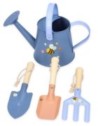 Adam Toys Zahradní set pro děti – 4 ks, modrý, 3+