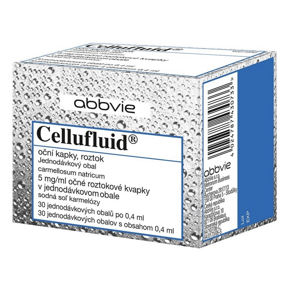 Cellufluid 5mg/ml oční roztok 30x0.4ml