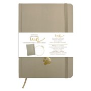 Baloušek Luxi - notes lamino A5, linkovaný, moka