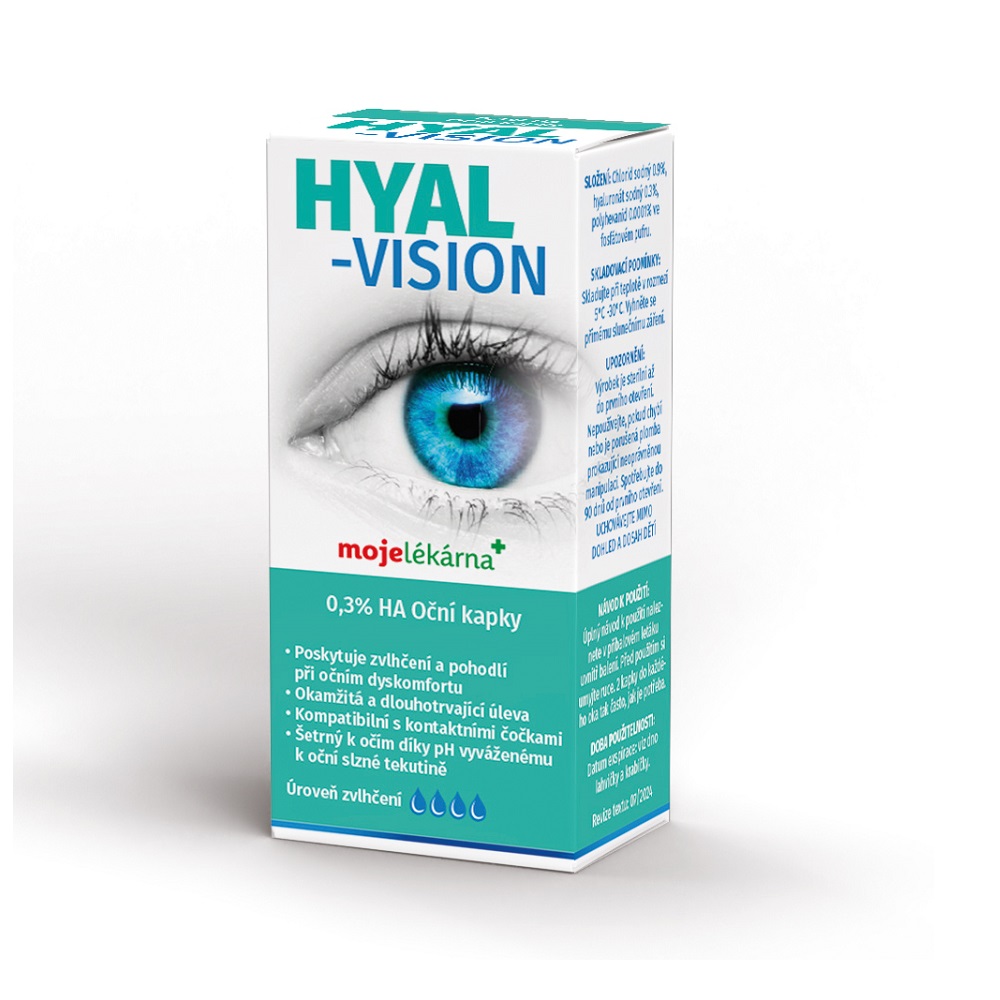 Moje lékárna Hyal-Vision 0.3% HA oční kapky 10ml