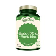 GREENFOOD NUTRITION Vitamin C 500 + extrakt ze šípků 60 kapslí