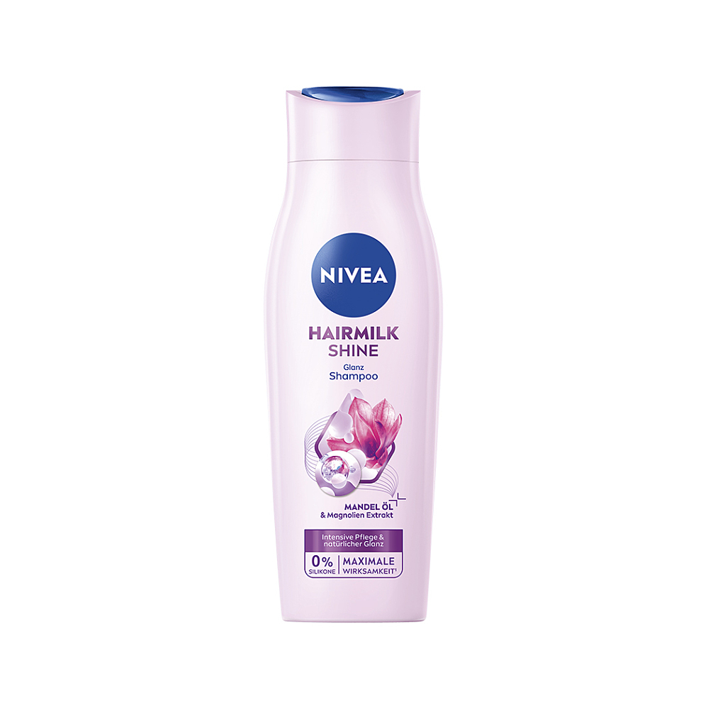 NIVEA Hairmilk Natural Shine Pečující šampon 250 ml