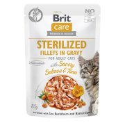 Brit Care Cat Fillets In Gravy Sterilised salmon & tuna 85 g