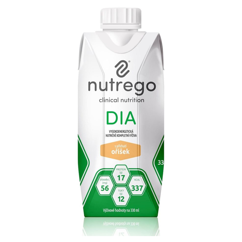 NUTREGO DIA Výživa oříšek 12 x 330 ml