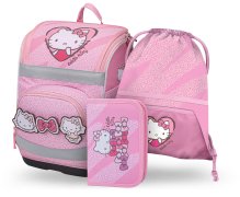 Baagl Školní set Zippy Plus Hello Kitty Sweet Leopard