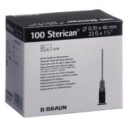 Injekční jehla PH 0.7 x 40 22 G 1 1/2 černá Sterican 100 kusů