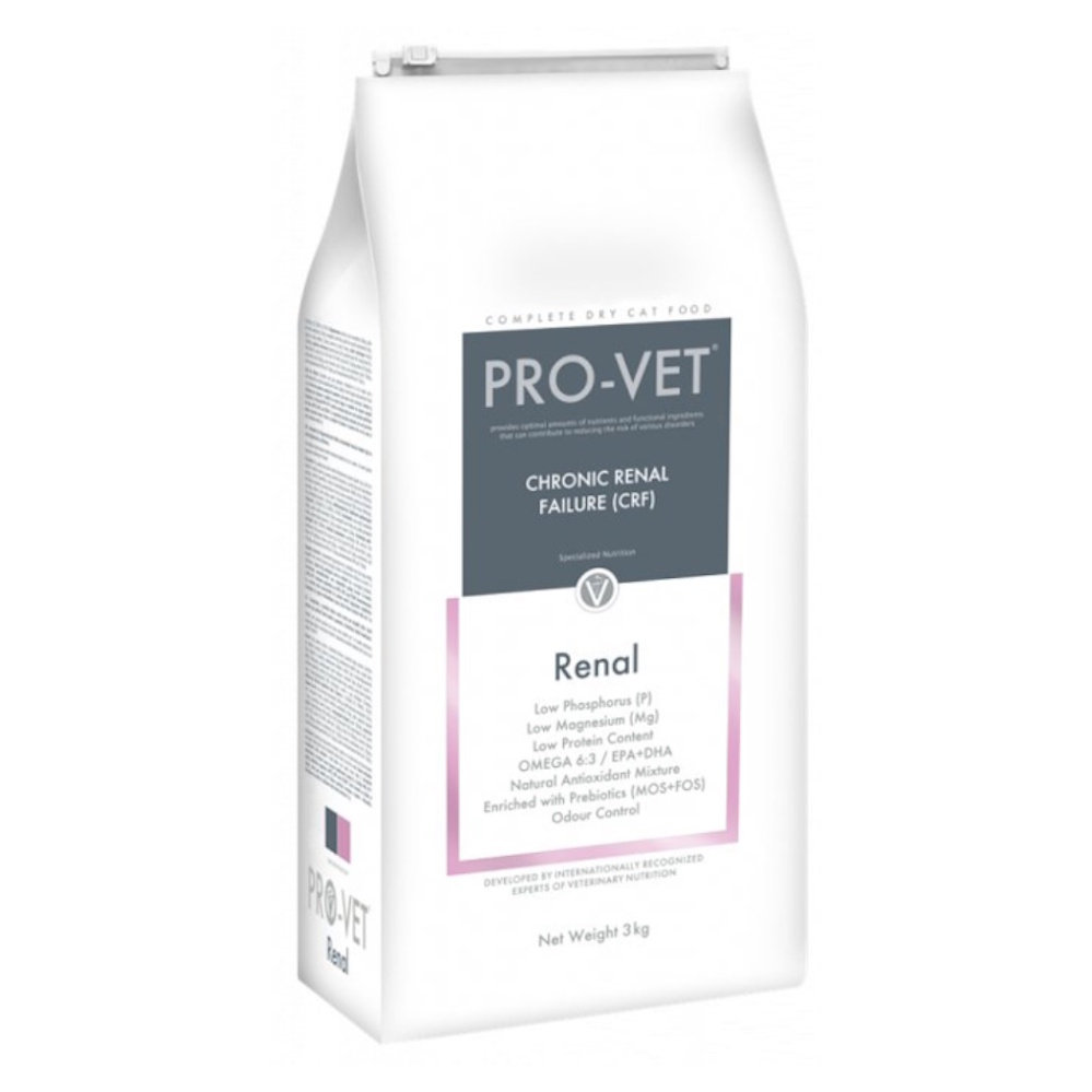 PRO-VET Renal granule pro kočky s chronickým selháním ledvin 3 kg