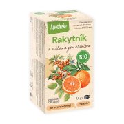 Apotheke BIO Rakytníkový čaj máta pomer. 20x1.8g